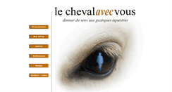 Desktop Screenshot of lechevalavecvous.com