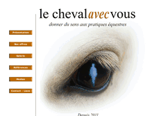 Tablet Screenshot of lechevalavecvous.com